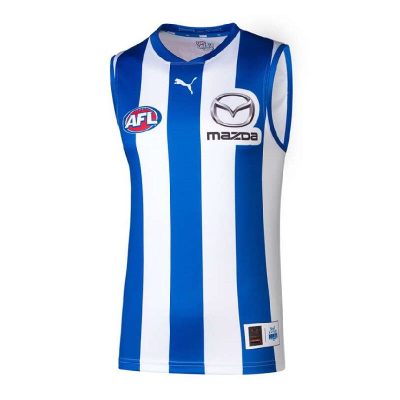 AFL North Melbourne Kangaroos 2025 Home Guernsey