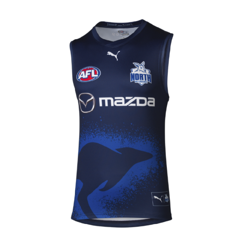 AFL North Melbourne Kangaroos 2024 Training Guernsey