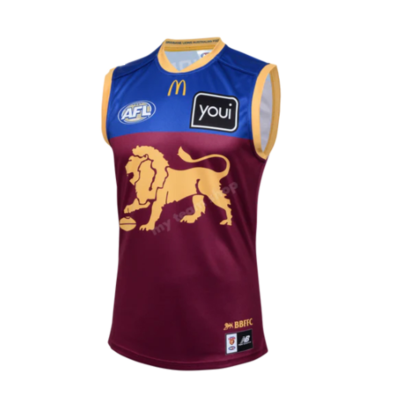 AFL Brisbane Lions 2025 Squad Signed Guernsey Jersey
