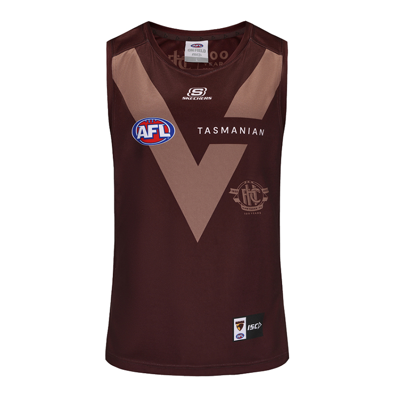 AFL Hawthorn Hawks 2025 Heritage V Brown Guernsey