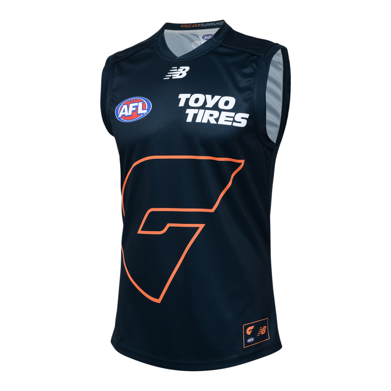 AFL GWS Giants 2025 Never Surrender Guernsey