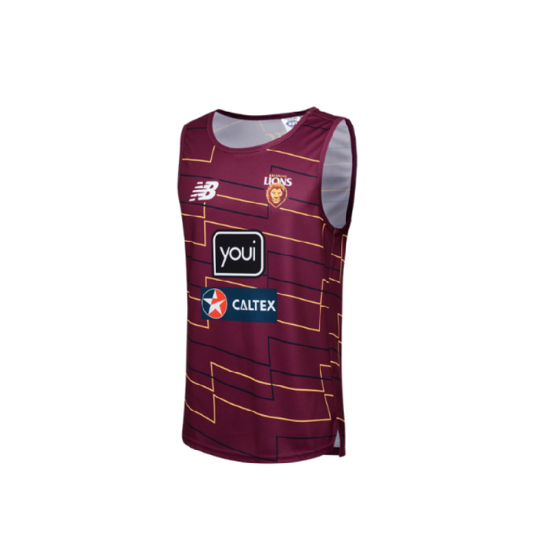 AFL Brisbane Lions 2024 Red Training Guernsey