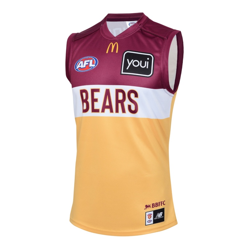 AFL Brisbane Lions 2025 Bears Training Guernsey