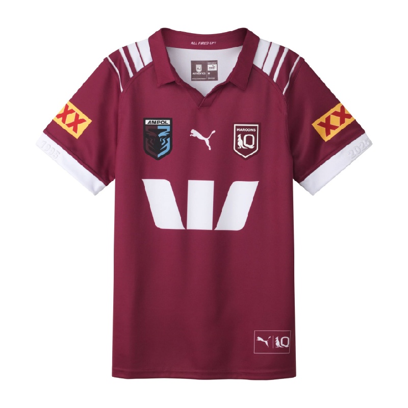 NRL QLD Maroons 2025 Home Jersey