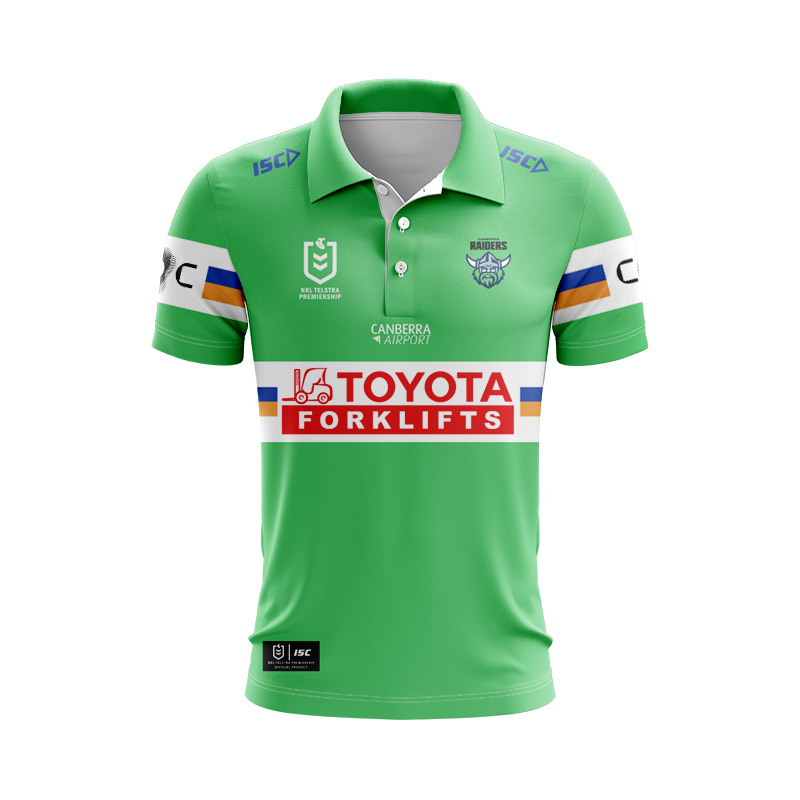 NRL Canberra Raiders 2025 Home Polo Shirt