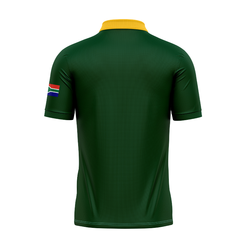 South Africa Springboks Home 2025 Green Stadium Polo Shirt