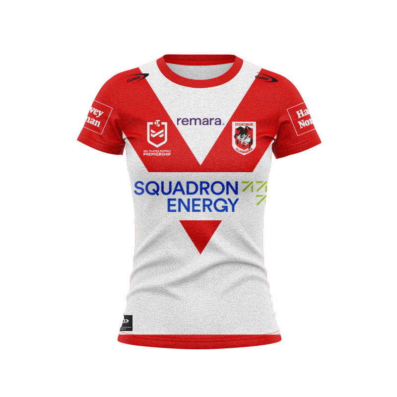 Women's NRL St George Illawarra Dragons 2025 Home Jersey