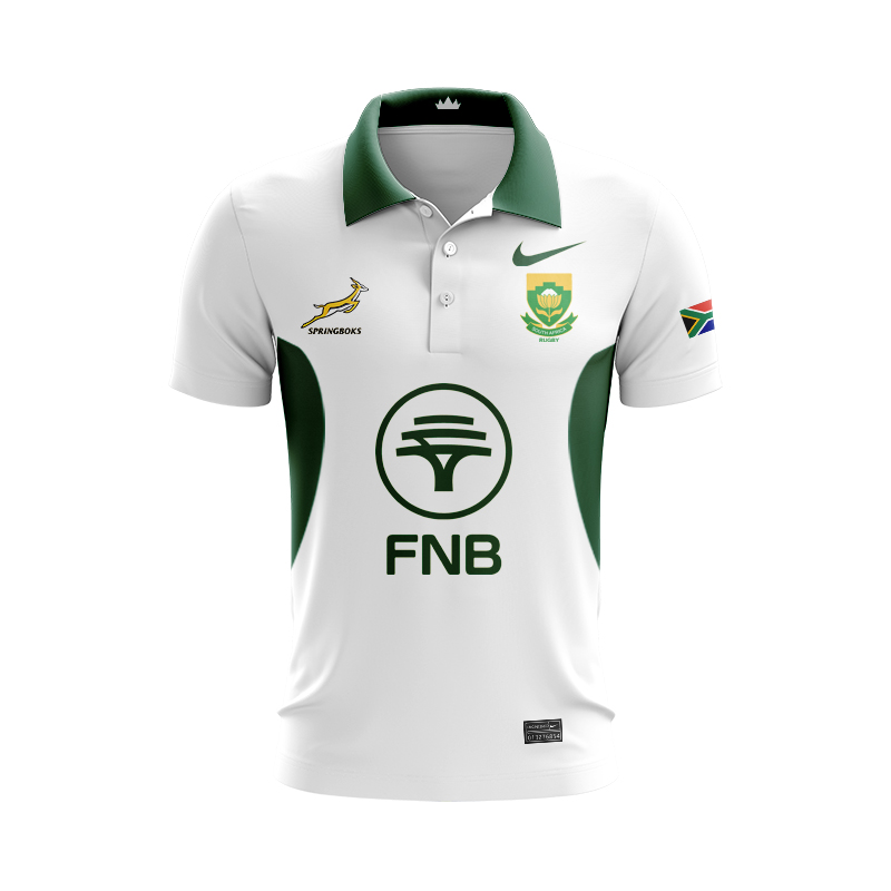 South Africa Springboks 2025 Stadium Away Polo Shirt