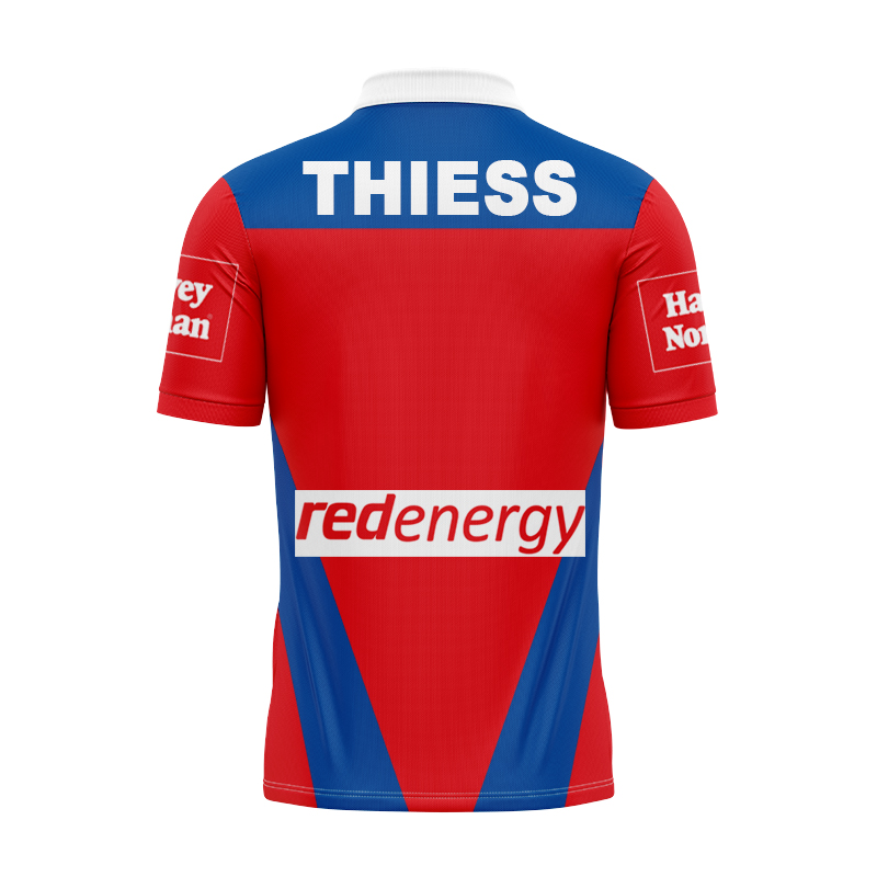 NRL Newcastle Knights NRLW 2025 Home Polo Shirt