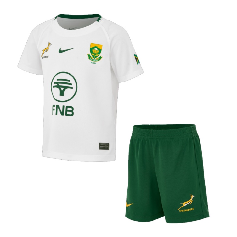 Kid's South Africa Springboks 2025 Stadium Away Jersey+Shorts