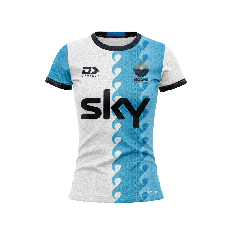 Women's Moana Pasifika Super Rugby 2025 Beige Training Jersey