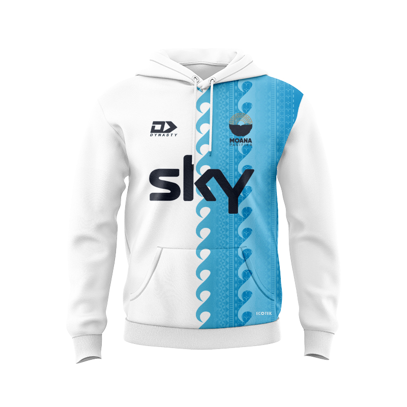 Moana Pasifika Super Rugby 2025 Beige Training Sport Hoodie