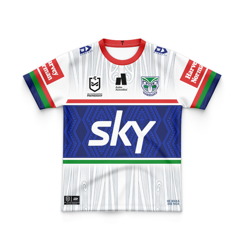 Kid's NRL New Zealand Warriors 2025 Dynasty NRLW Away Jersey