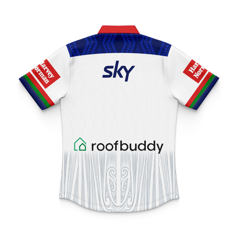 Kid's NRL New Zealand Warriors 2025 Dynasty NRLW Away Polo Jersey