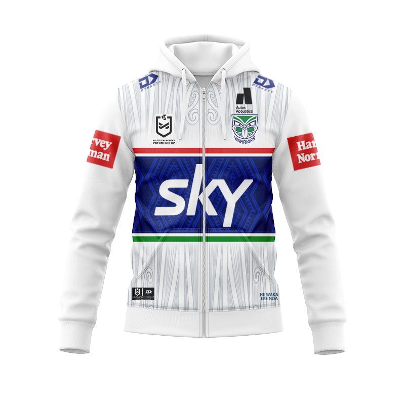 NRL New Zealand Warriors 2025 Dynasty NRLW Away Zipper Hoodie