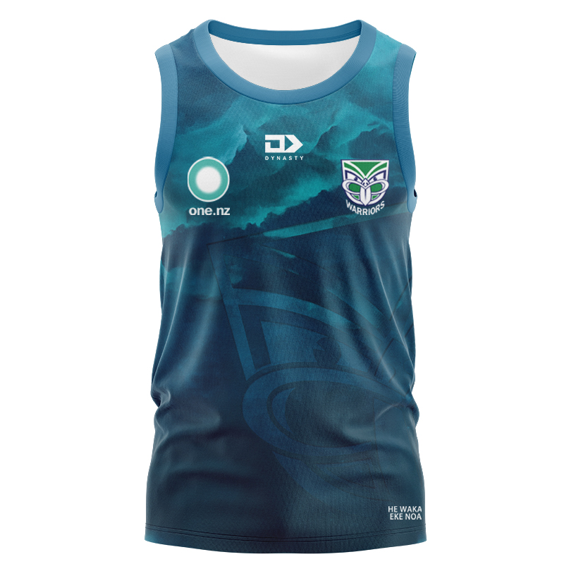 NRL New Zealand Warriors 2025 NRLW Warm Up Singlet