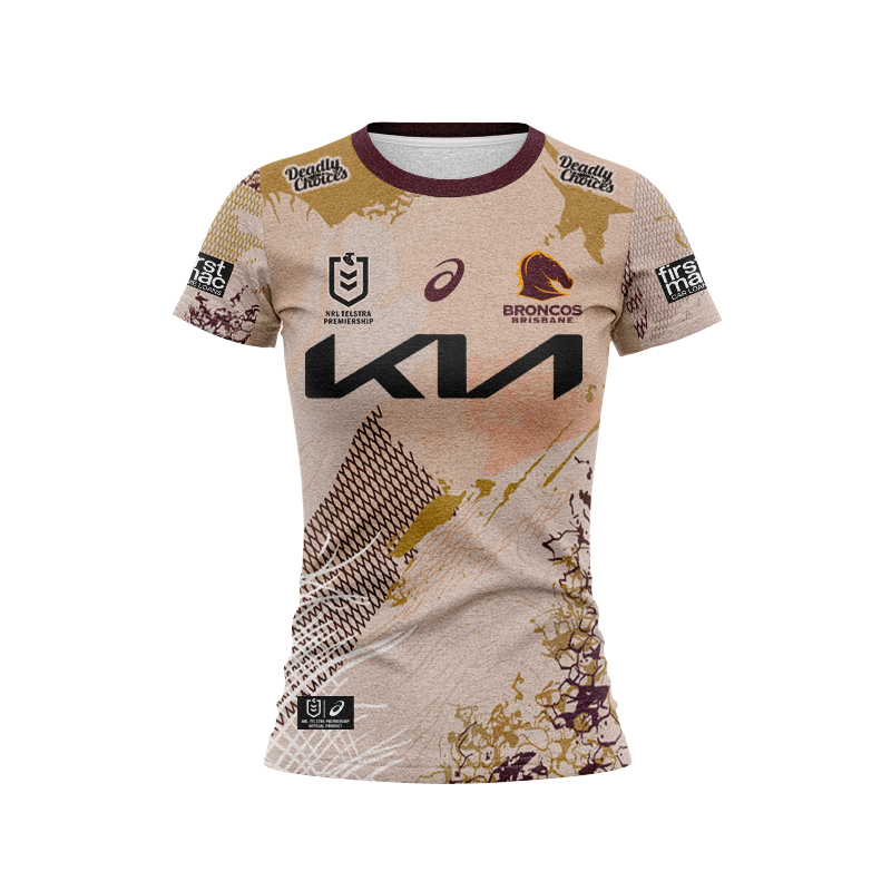 Women's NRL Brisbane Broncos 2025 Indigenous Jersey