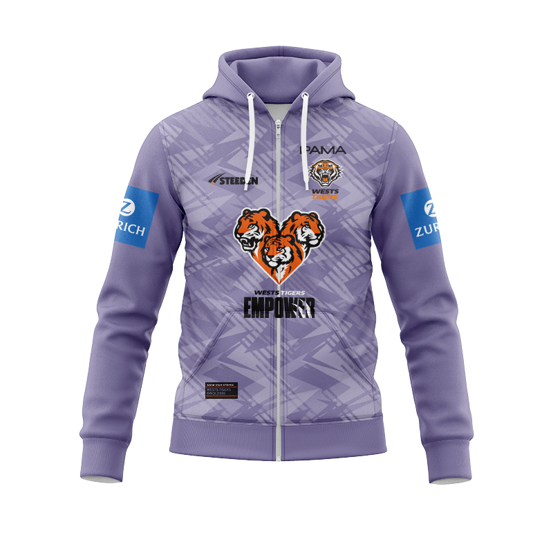 NRL Wests Tigers 2025 Coaches Zipper Hoodie