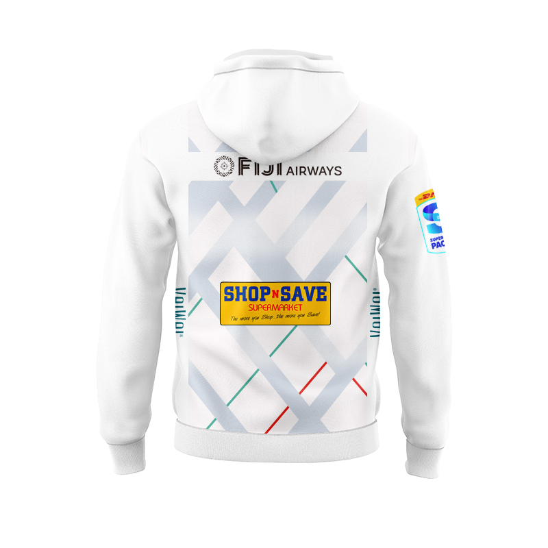 Fijian Drua Super Rugby 2025 Away Sport Hoodie