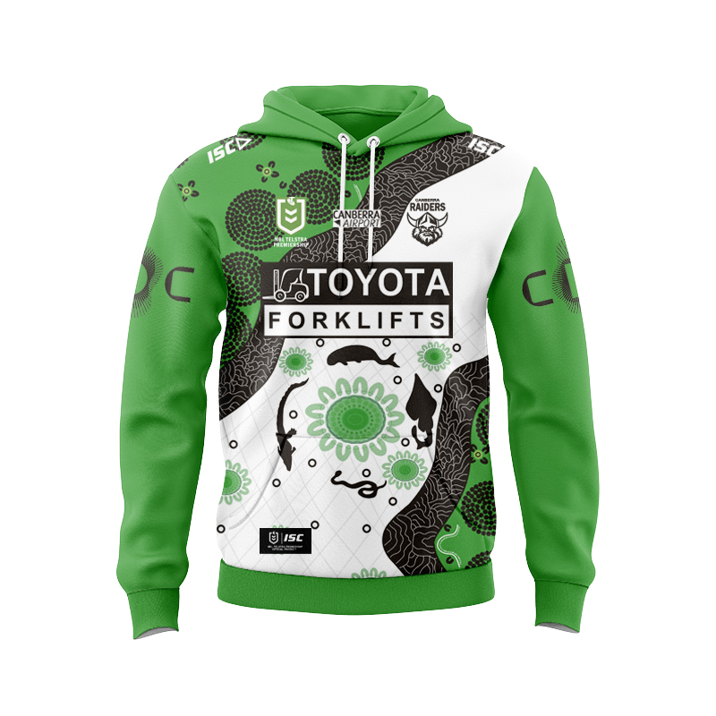 NRL Canberra Raiders 2025 Indigenous Sport Hoodie