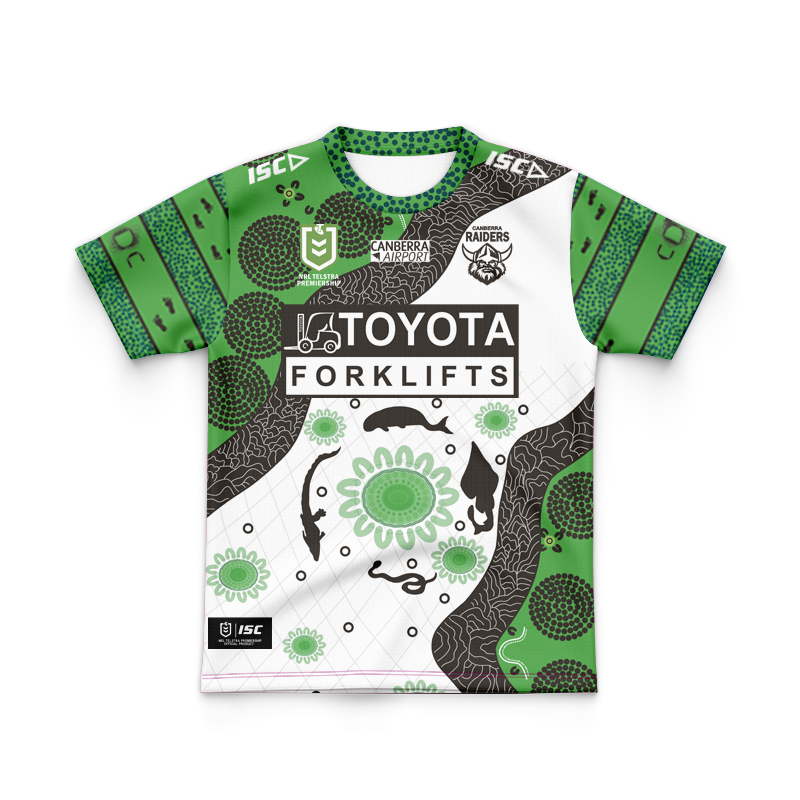Kid's NRL Canberra Raiders 2025 Indigenous Jersey
