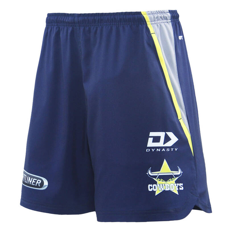 NRL North Queensland Cowboys 2025 Navy Gym Shorts