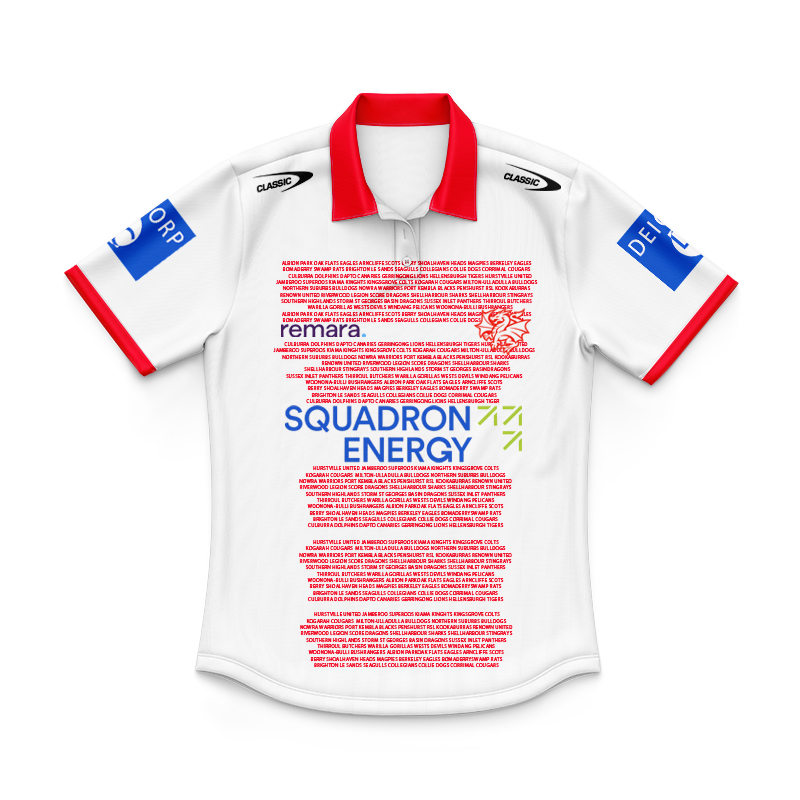 Kid's NRL St George Illawarra Dragons 2025 Captain's Run Polo Jersey