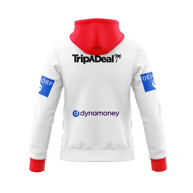 NRL St George Illawarra Dragons 2025 Captain's Run Zipper Hoodie