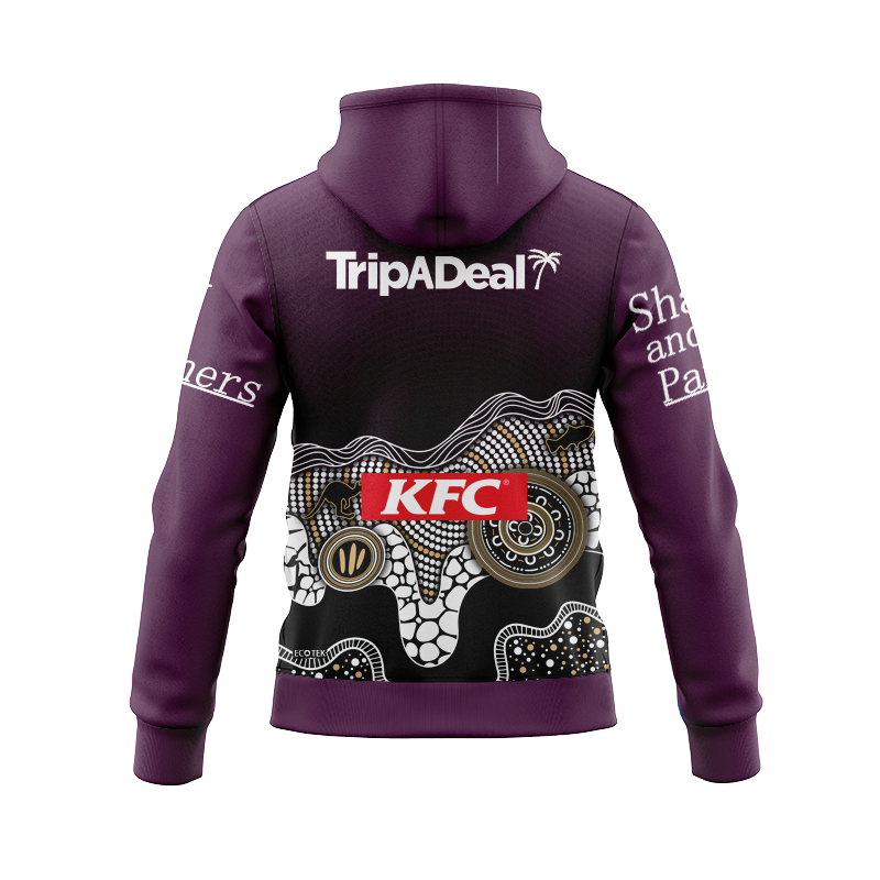 NRL Manly Warringah Sea Eagles 2025 Indigenous Zipper Hoodie