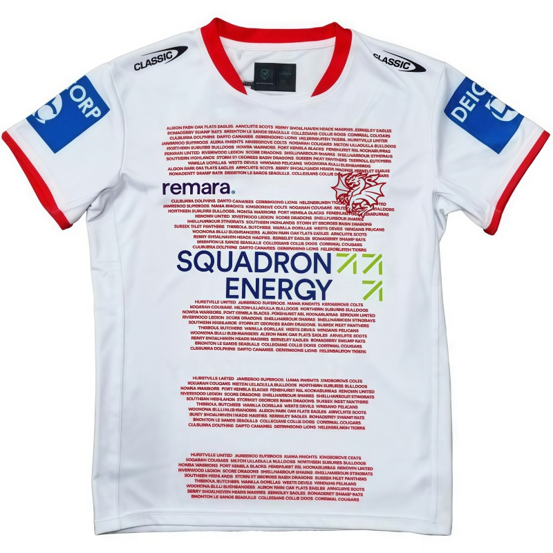 NRL St George Illawarra Dragons 2025 Captain's Run Jersey