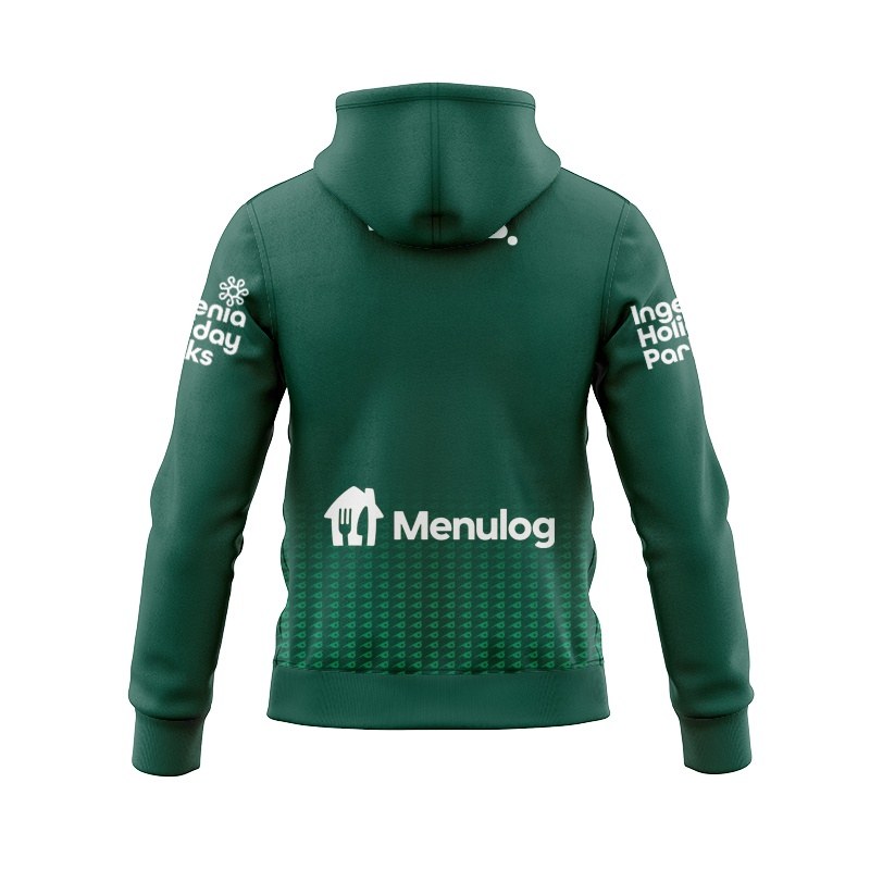 NRL South Sydney Rabbitohs 2025 Green Pro Training Zipper Hoodie