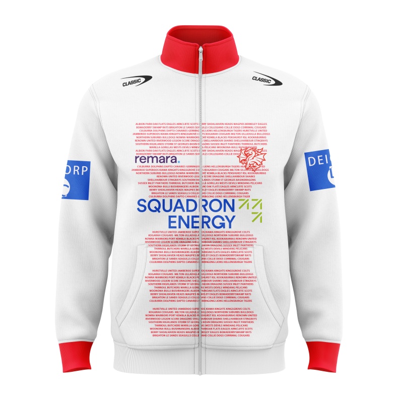 NRL St George Illawarra Dragons 2025 Captain's Run Jacket