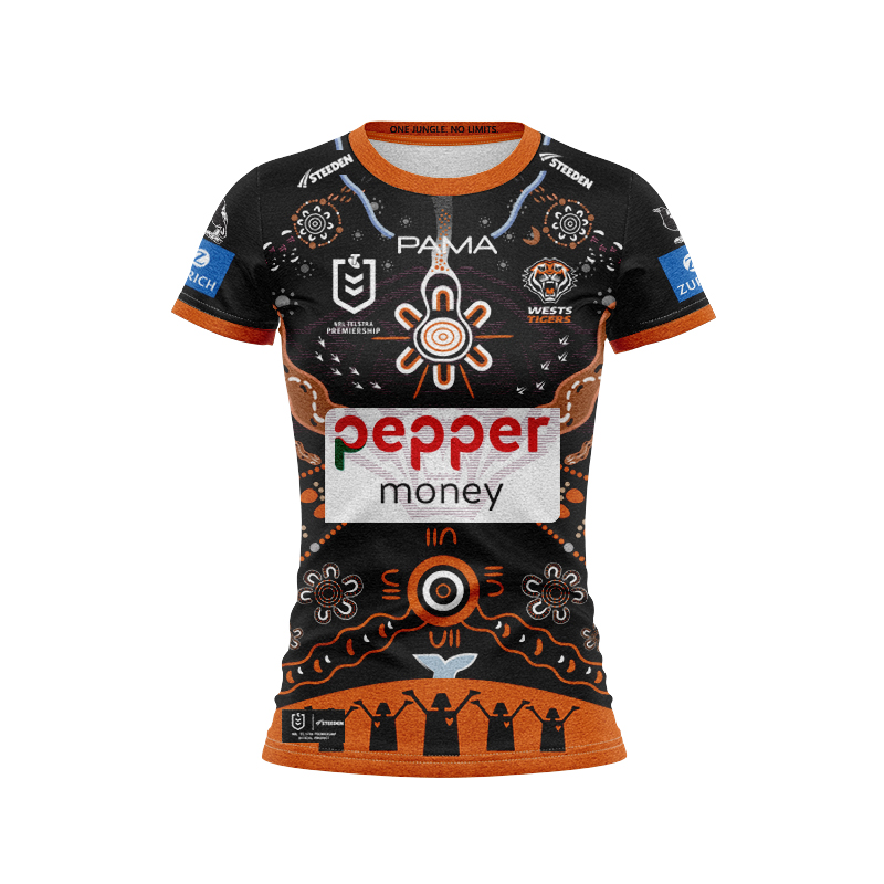 Women's NRL Wests Tigers 2025 Indigenous Jersey