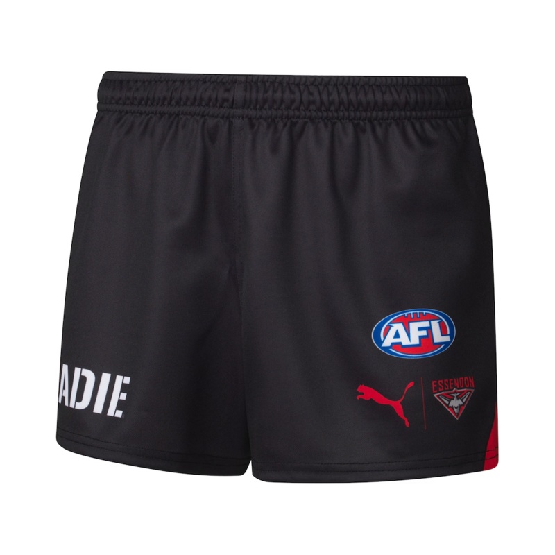 AFL Essendon Bombers 2025 Home Shorts