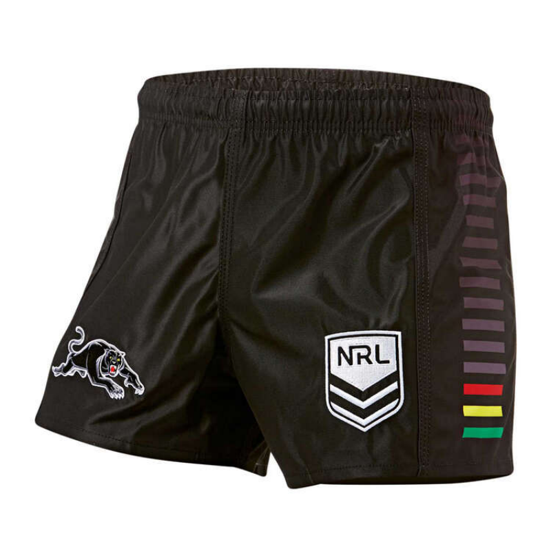 NRL Penrith Panthers 2025 Mens Home Supporter Shorts
