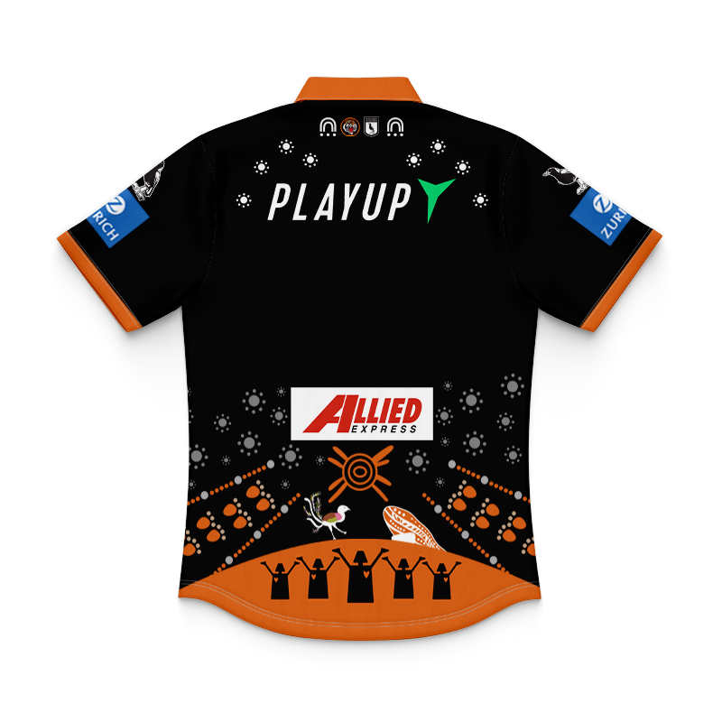 Kid's NRL Wests Tigers 2025 Indigenous Polo Jersey