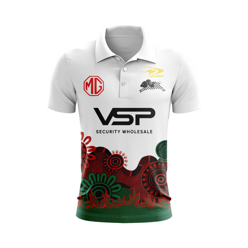 NRL South Sydney Rabbitohs 2025 Indigenous Pro Training Polo Shirt
