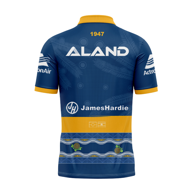 NRL Parramatta Eels 2025 Indigenous Polo Shirt