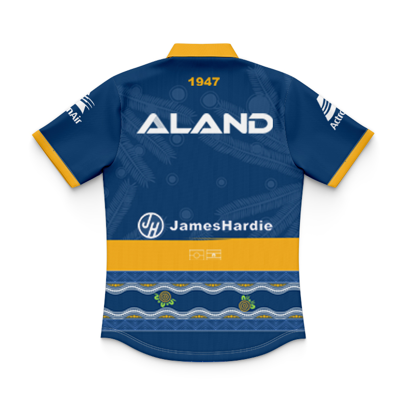 Kid's NRL Parramatta Eels 2025 Indigenous Polo Jersey
