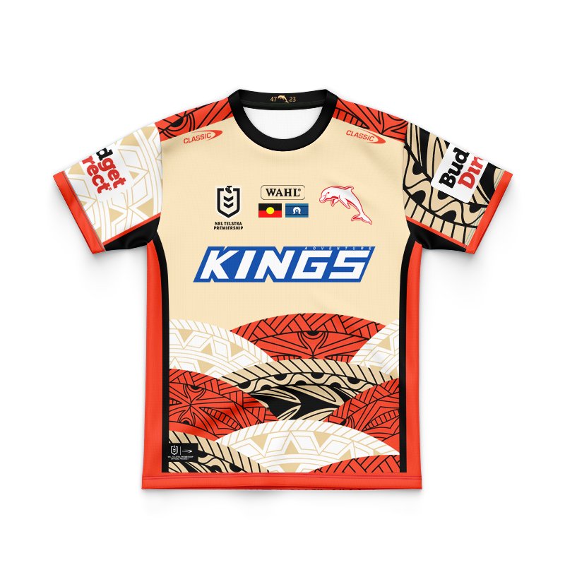 Kid's NRL Dolphins 2025 Indigenous Jersey