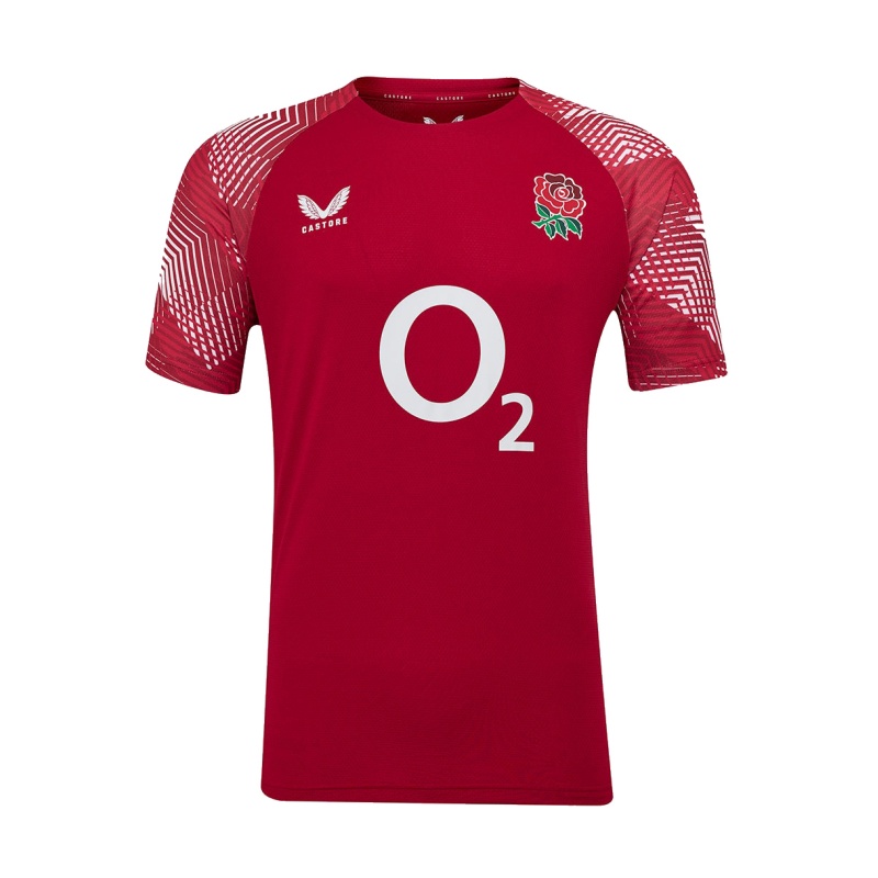England Rugby 2026 Pre Match Jester Red Jersey