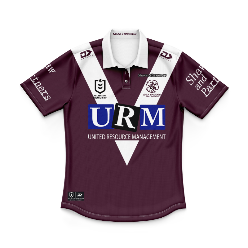 Kid's NRL Manly Warringah Sea Eagles 2025 Heritage Polo Jersey