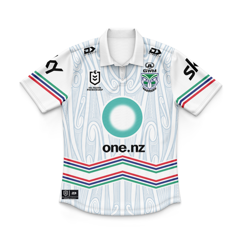 Kid's NRL New Zealand Warriors 2025 Indigenous Polo Jersey
