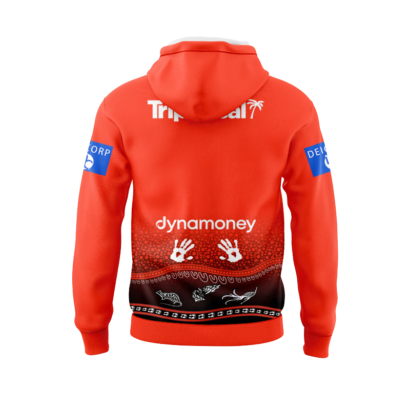 NRL St George Illawarra Dragons 2025 Indigenous Sport Hoodie