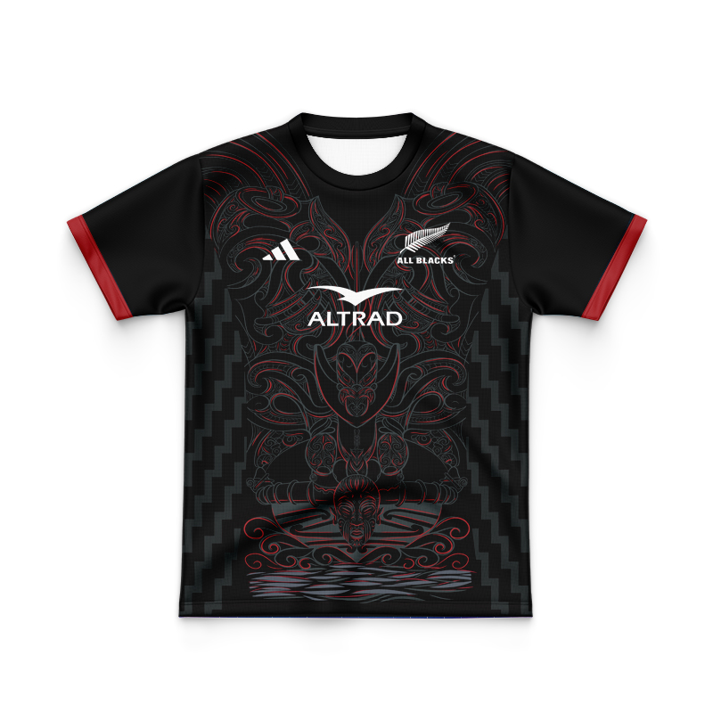 Kid's Maori All-Blacks 2025 Home Jersey