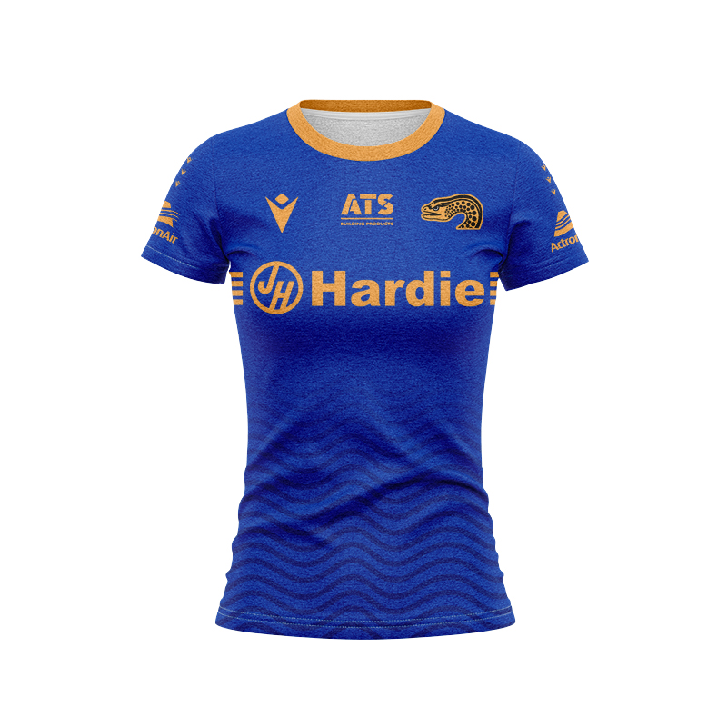 Women's NRL Parramatta Eels 2025 Rugby Run Out Jersey