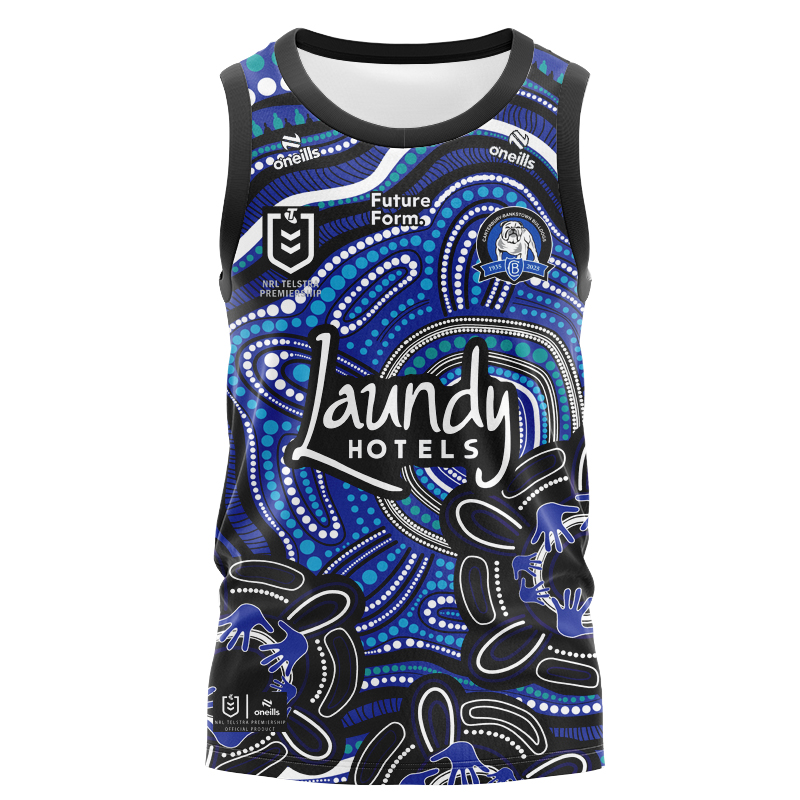 NRL Canterbury-Bankstown Bulldogs 2025 Indigenous Singlet