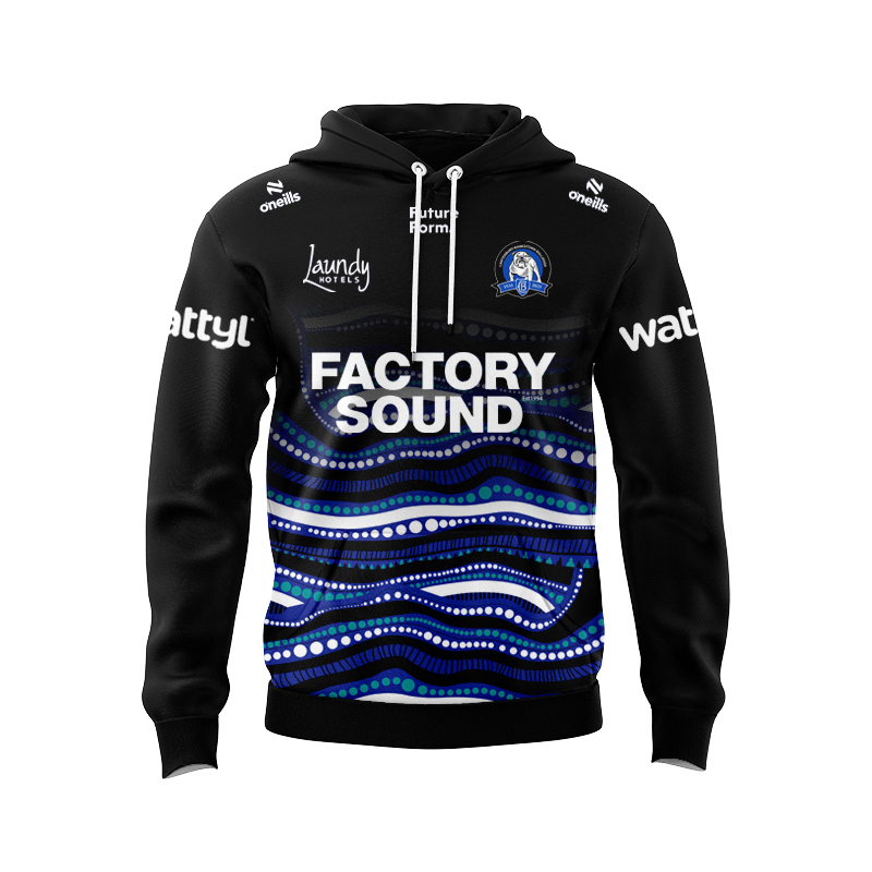 NRL Canterbury-Bankstown Bulldogs 2025 Indigenous Training Sport Hoodie