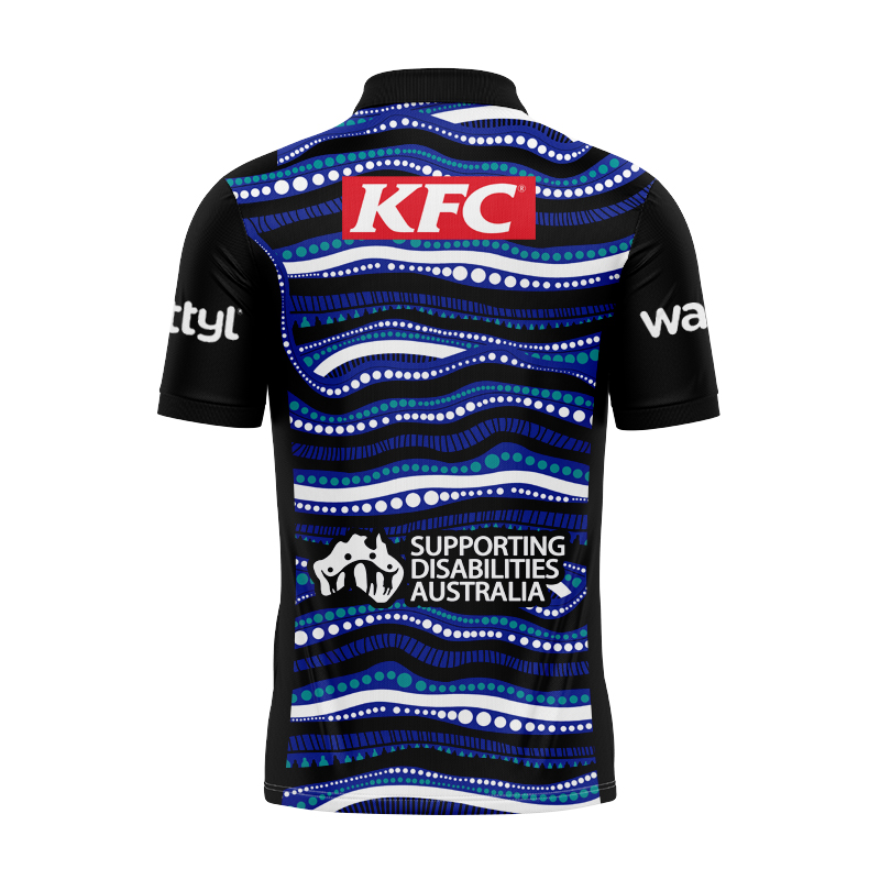NRL Canterbury-Bankstown Bulldogs 2025 Indigenous Training Polo Shirt