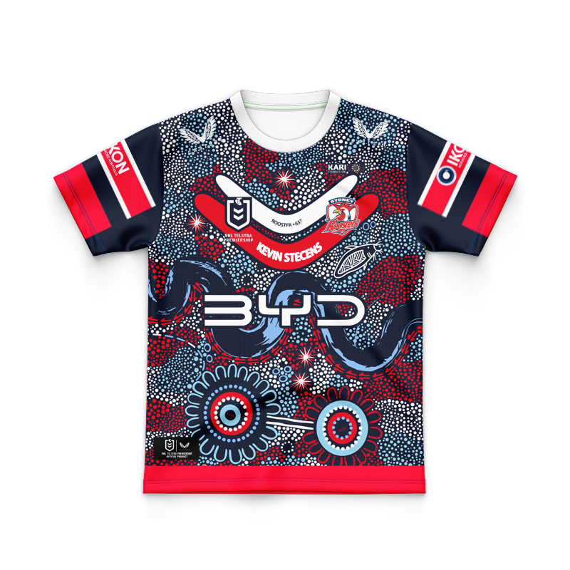 Kid's NRL Sydney Roosters 2025 Indigenous Jersey